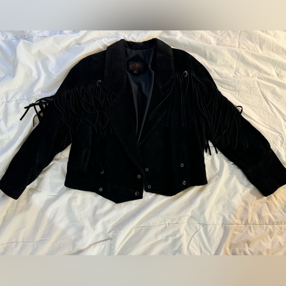 G4000 Suede Fringe Jacket 80’s Vintage